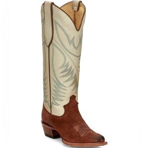 NWT JUSTIN BOOTS CLARA 15" WESTERN BOOTS